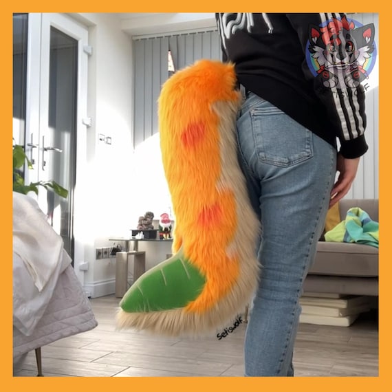 Custom Fursuit Tail Commission / Waggy Super Motion Cosplay Fursona Costume