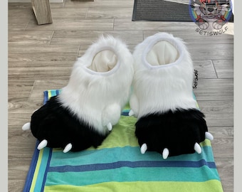 Custom Fursuit Feet Paws Digitgrade / Indoor and Outdoor Fursona Cosplay Costume