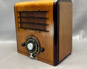 Rare 1936 Kadette Model 35 Telematic. Mid Century Radio. FREE Shipping. Antique Radio. Vintage Radio. Mid Century Radio.