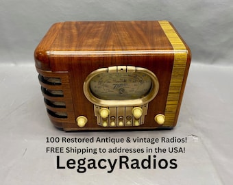 LegacyRadios. 100 professionally restored antique and vintage radios.  New radios added each week.  FREE shipping to addresses in the USA!