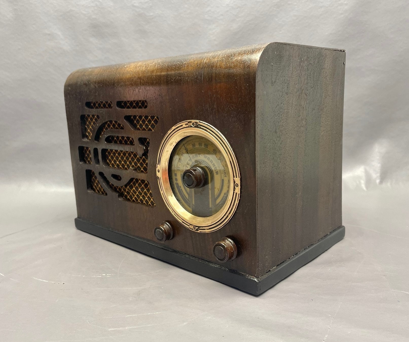 1936 Stewart Warner Radio. Mid Century Radio. FREE Shipping. Etsy