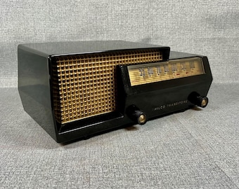 VRS0506 1953 Philco Radio Model 53-563. "The Split Level". Restored and Working! FREE Shipping!  Mid Century Radio Antique Radio