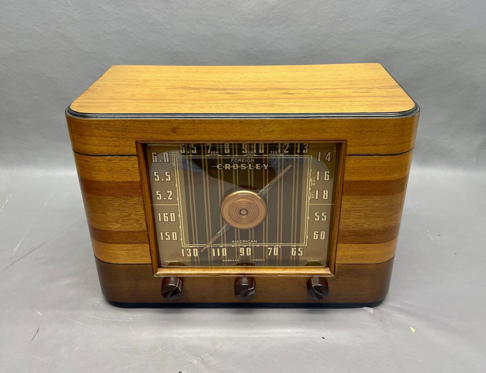 1942 Crosley Radio Restored and Working Vintage Radio Mid - Etsy