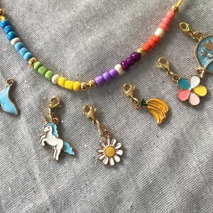 Choker Halskette vergoldet Anhänger Halskette Rocailles Perlen Halskette mehrfarbige Halskette für Frauen Freundin