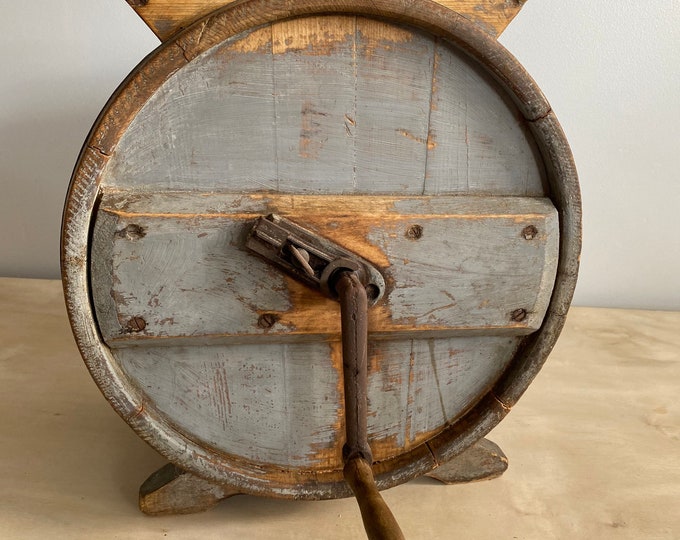 1800 Wooden Butter Churn Barrel Style Vintage All Farmhouse Etsy