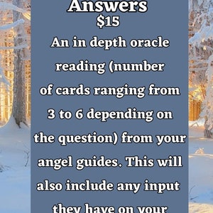 Angel Guide Answers