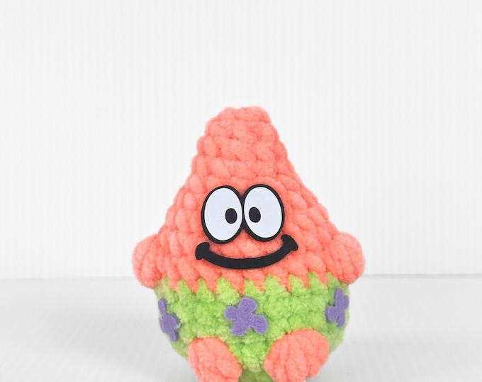 Crochet Mini Starfish Keychain – Handmade Accessory for backpacks