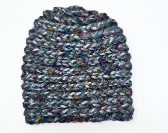 Handmade Crochet Beanie - Acrylic/Wool Blend Yarn - Machine Washable - Women & Girls - Variety of Colors