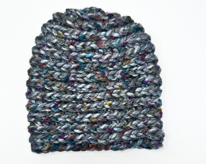 Handmade Crochet Beanie - Acrylic/Wool Blend Yarn - Machine Washable - Women & Girls - Variety of Colors