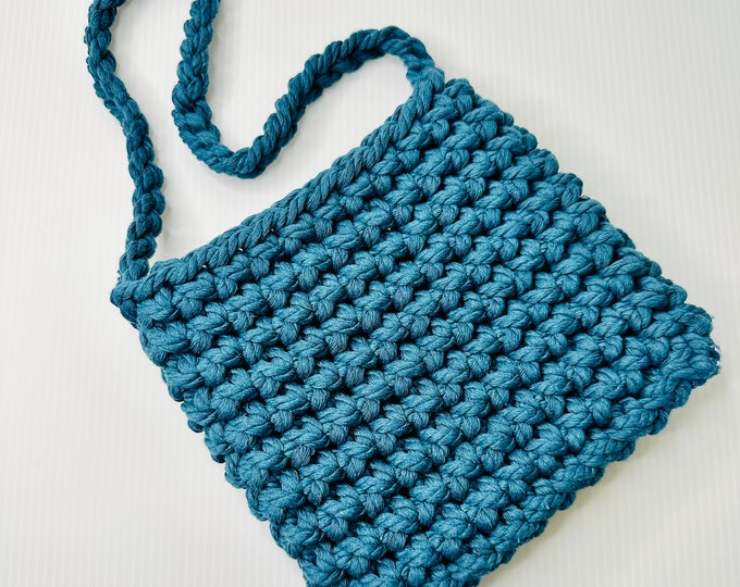 Crochet Macramé Purse | Handmade Fashion Purse | Crochet Rope Shoulder Bag | Gift for her | Gift for teen | Gift for teacher