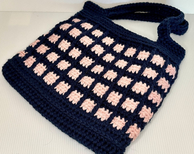 Crochet Market Bag | Handmade Medium Laptop Bag | Cute Reusable Tote | Gift for gardener | Gift for her | Gift for teen | Gift for teacher
