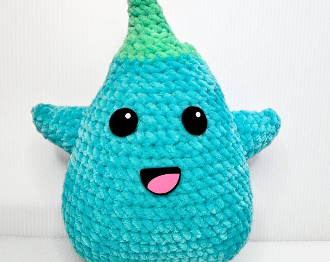 Handcrafted Super Mario Brothers Movie Character Plushie - Cute Crochet Lumalee Stuffed Animal
