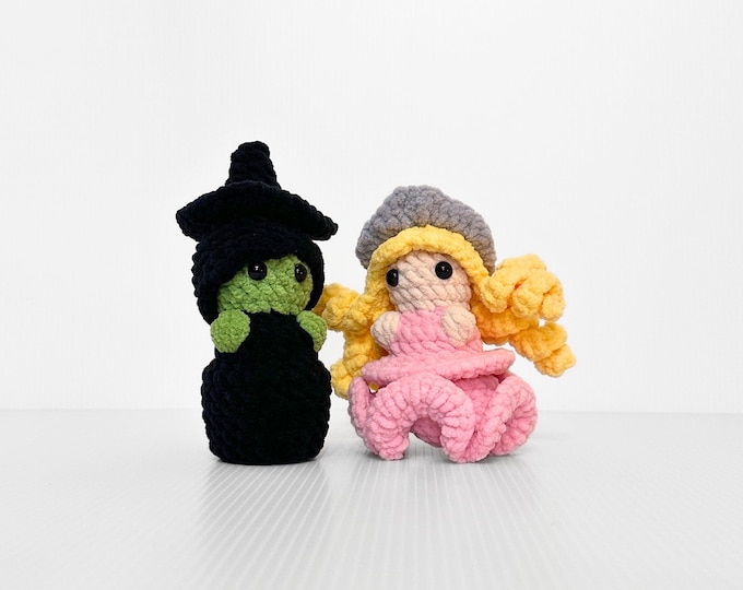 Crochet Mini Wicked Keychain – Wicked Musical Crochet Bag Charms