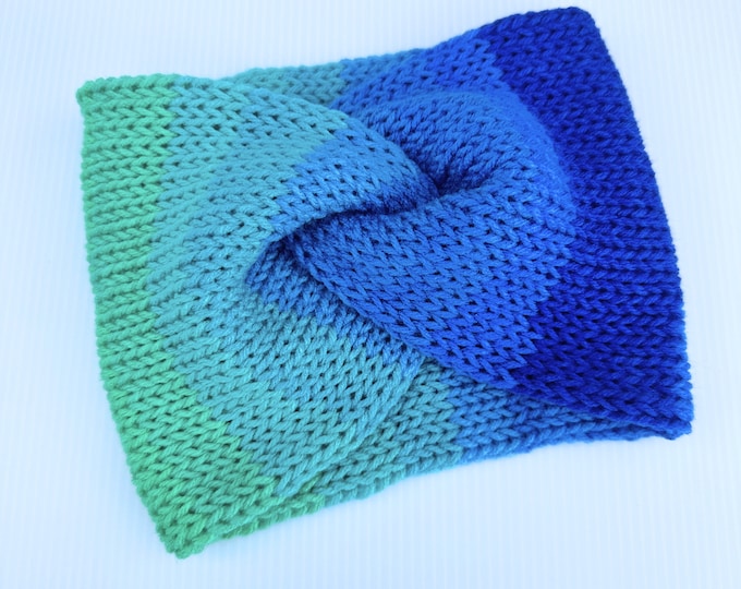 Fashionable and Fun Ear Warmer - Multicolor Twist Headband for Winter Adventures