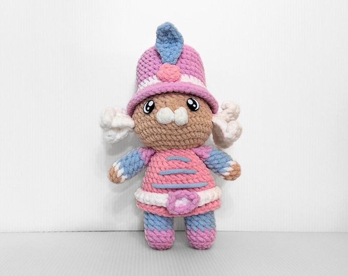 Whimsical Crochet Nutcracker Doll | Festive Pastel Nutcracker for Kids & Christmas Lovers