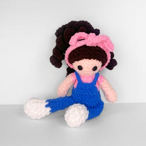 Handmade Crochet Ms. Rachel Doll, a &quot;Songs for Littles&quot; Amigurumi Plushie for Toddlers and Fans