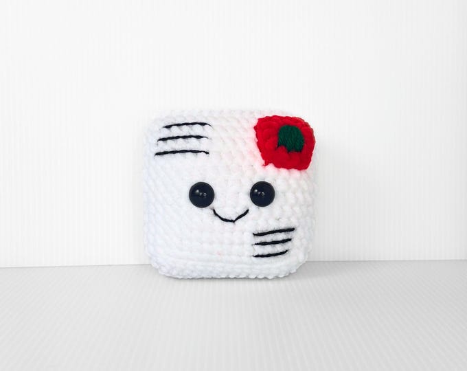 Charming Handmade Christmas Plushie: Letter to Santa  - Perfect Stocking Stuffer or Christmas Eve Gift