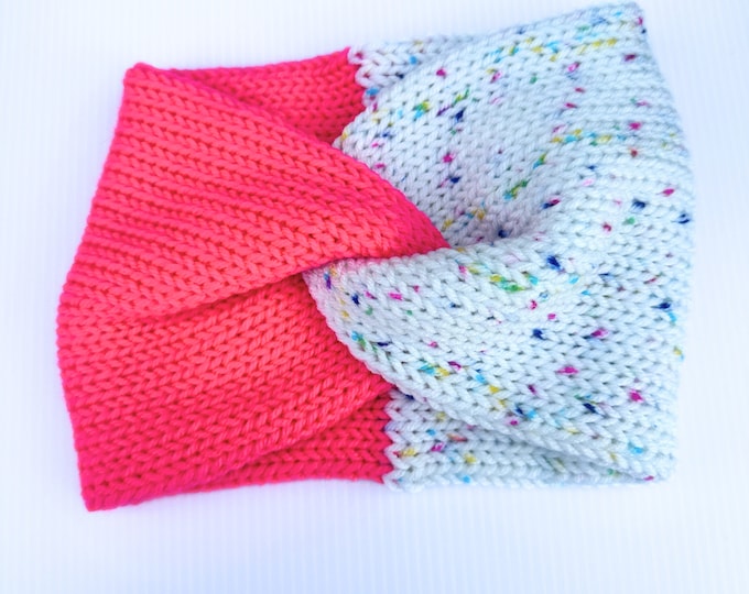 Bright Multicolor Winter Headband - Fashionable and Warm Ear Warmer for Adults