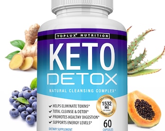 Keto detox cleanse supplement for keto diet, liver support and body detox