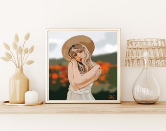 Portrait stylisé coloré