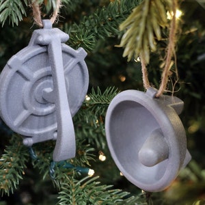 Molcajete + Tortillero (Tortilla press) Christmas ornaments set - Doll house, Nacimiento, Nativity, Mexican, Mexico, Dollhouse, prop