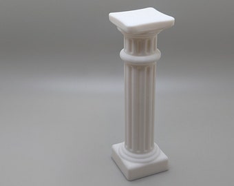 Roman pillar prop for garden, Roman pillar garden decoration, Italian pillar planter figurine, European pillar plant decoration