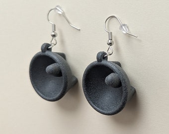 Lightweight plastic Mexican molcajete wire hook earrings 3D printed, earrings for Mexican girls and women, traditional Mexican earrings