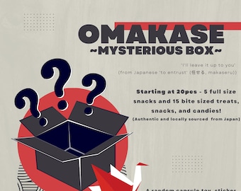 Omakase Snackbox | Mysterieuze Japanse Snackdoos | Authentieke Japanse Snacks | Geschenkdoos