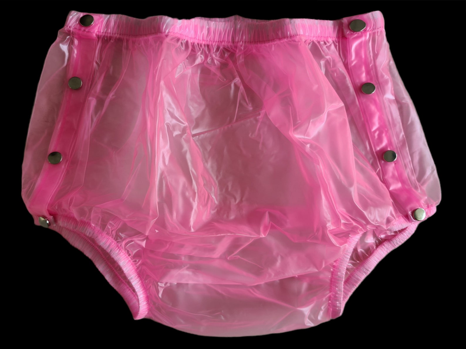 Adult Baby Pink. PLASTIC PANTS. Steel Buttons. Baby Soft Pink Sissy ...