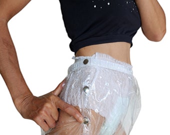 Adult Baby White PLASTIC PANTS. Quality & Robust. Baby Soft Sissy