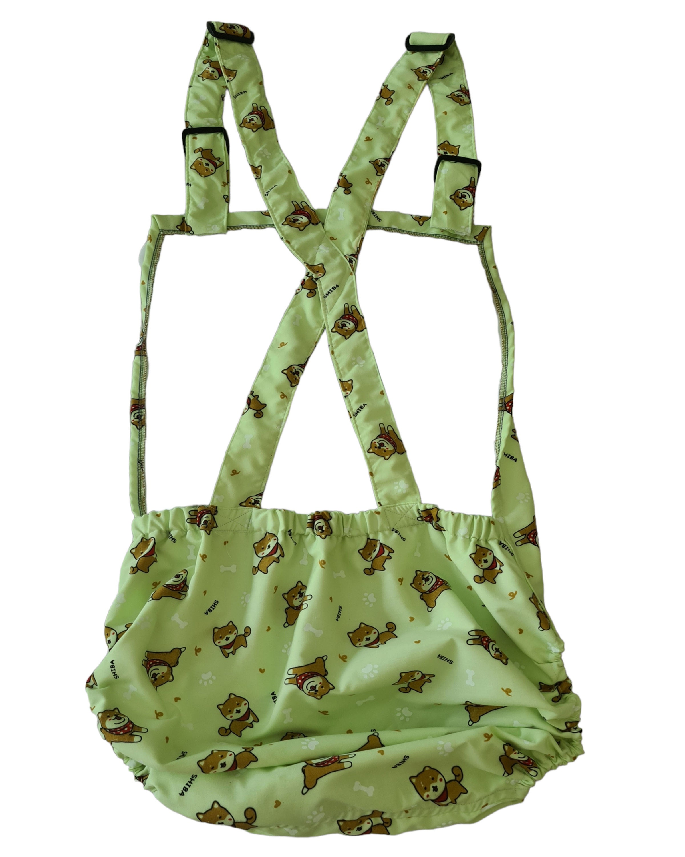 Adult Baby ROMPER. Lime Green Dogs. Abdl Romper, Abdl Sissy, Unisex