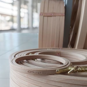 Hochwertige Stickrahmen aus Holz von Nurge, 24 Größen und 3 Breiten, glattes Buchenholz