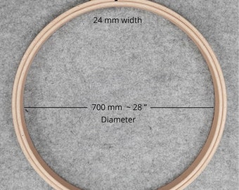 Wood Quilting Hoops,  20" ,  24" , 27.5"  Nurge High Quality Wooden Embroidery Hoops, Quilt Hoops Wooden Beech Wood Quilting Ring