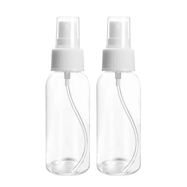 100ml Transparent Clear Plastic Spray Bottle -No any Leaks - Travel-Sized- Ideal for Mist, Toner, Perfume, and Essential Oils.