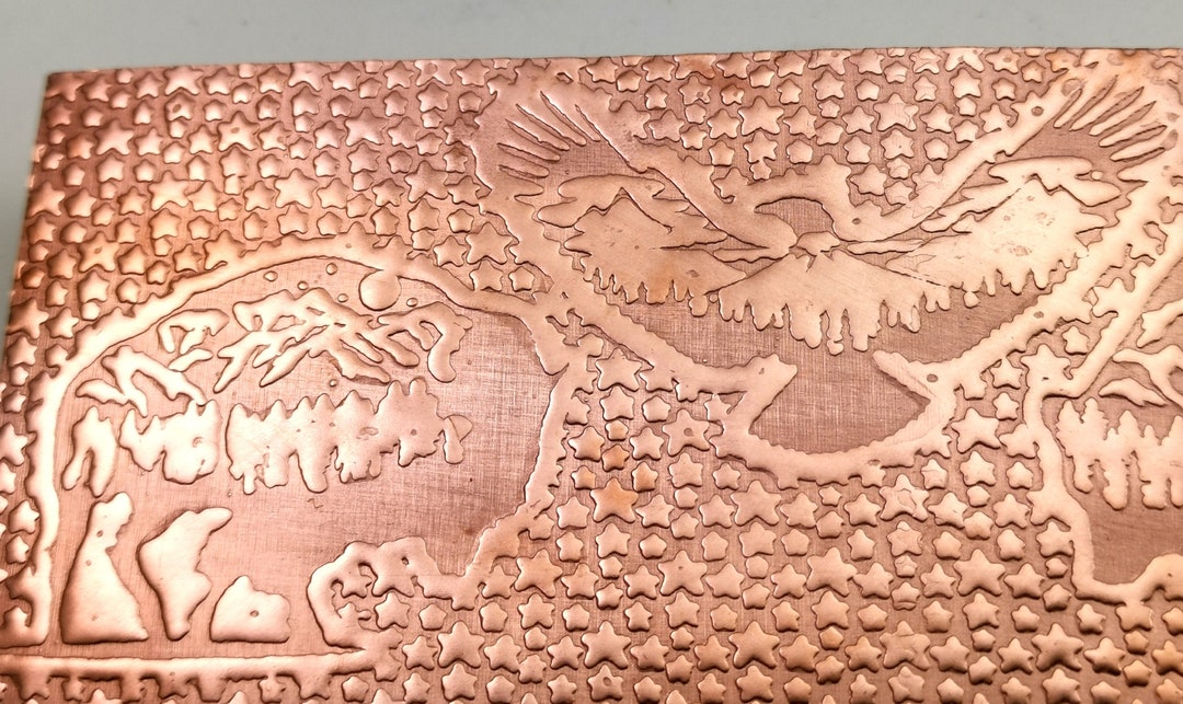 Patterned Copper Sheet for Jewelry Making – BIG SKY Pattern - Etsy