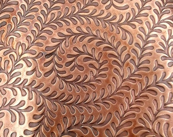 Psychedelic Shapes Patterned Copper, Textured Copper, Copper Sheet, Co –  Siren Call Gifts and Crafts