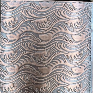 Patterned Copper Sheet for Jewelry Making – OCEAN WAVES
