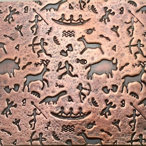Patterned Copper Sheet for Jewelry Making – PETROGLYPHIC