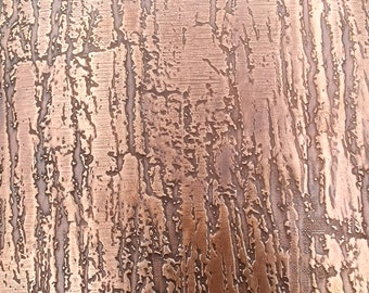 BIRCH BARK Pattern Patterned Copper Sheet
