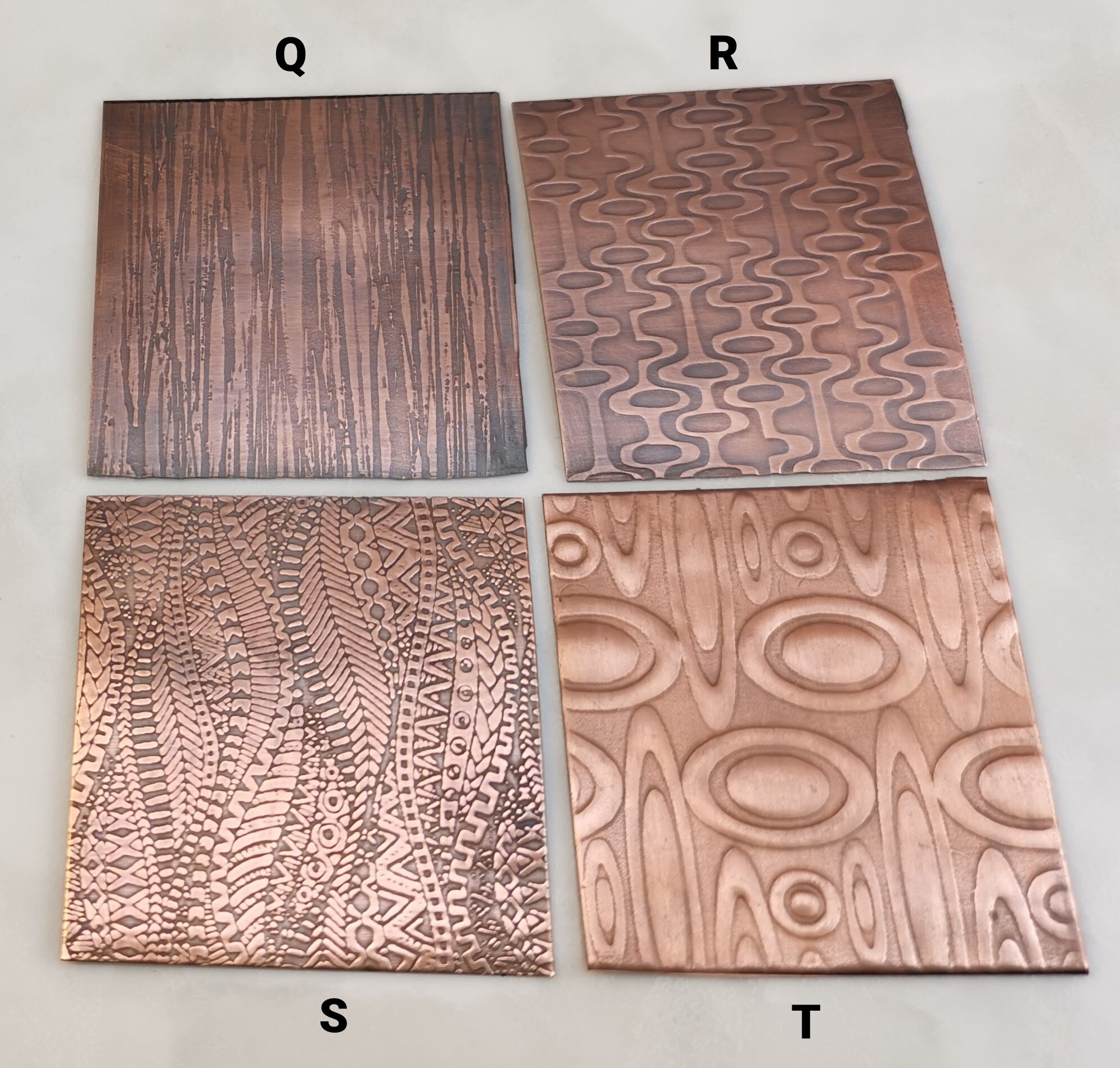 Honeycomb Patterned Copper, Textured Copper, Copper Sheet, Copper Meta –  Siren Call Gifts and Crafts