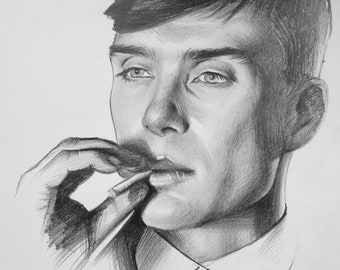 Ritratto personale - Bianco e nero - 100% lavoro a matita