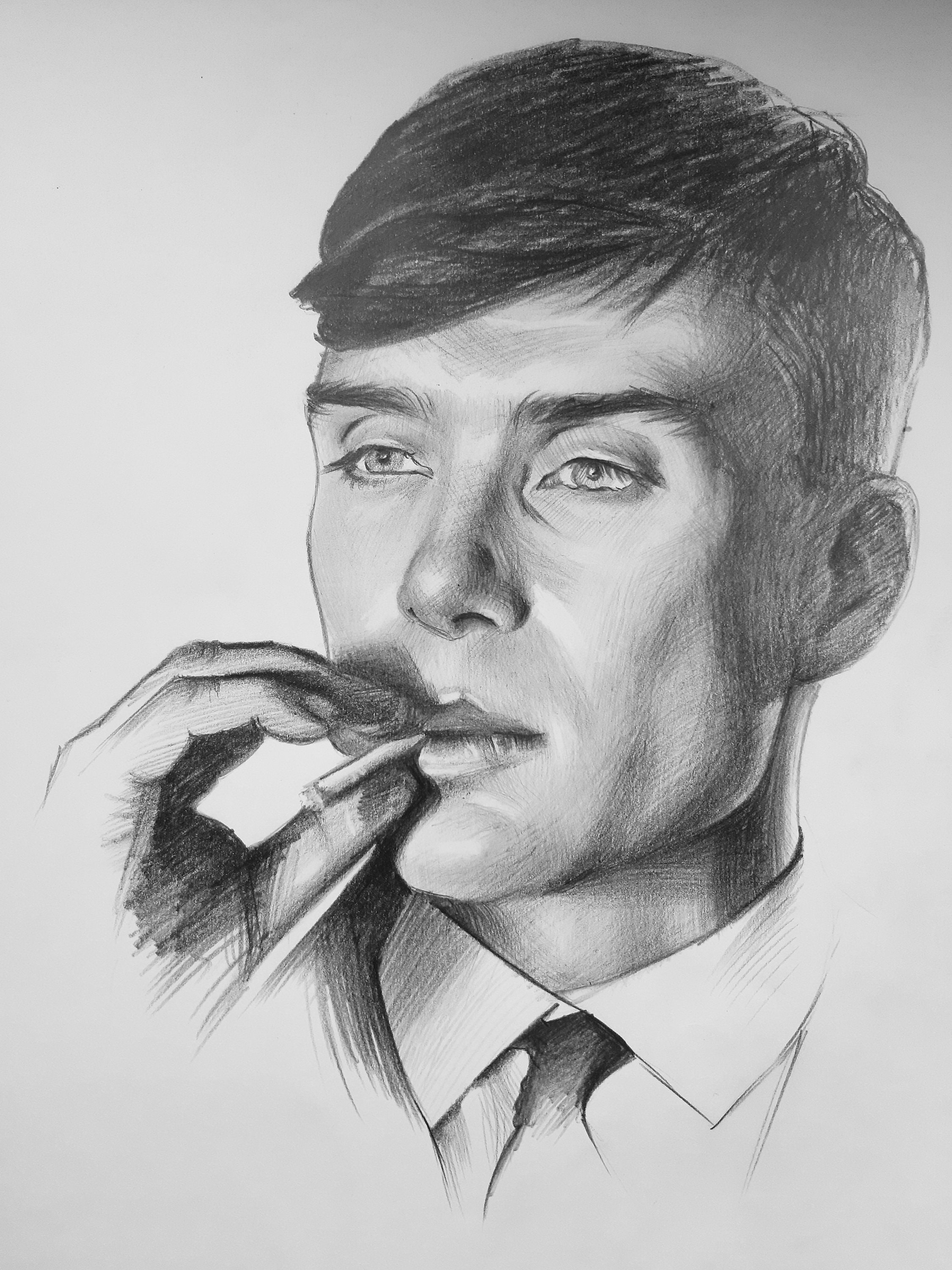 Personal Portrait - Black & White - 100% Pencil Hand Work