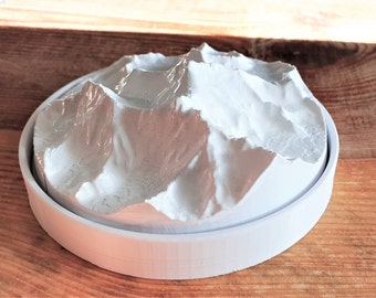 3D Spinning Topographical Mountain - Custom and Personalised Terrains and Mountains - Circle - Mt Everest