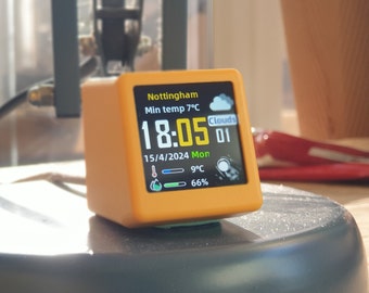 Smart WiFi Weather and Time Station - Customisable, Open Source, desktop gift