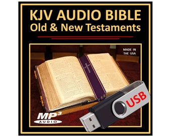 Holy Bible King James Version (KJV) Audiobook in MP3 [USB Flash Drive]