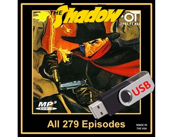 The Shadow: All 279 Old Time Radio Episodes in MP3 [USB Flash Drive]