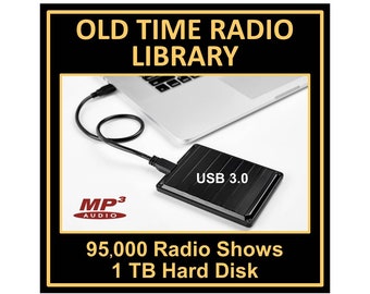 95,000 Old Time Radio Shows on a Portable 1TB USB Hard Disk