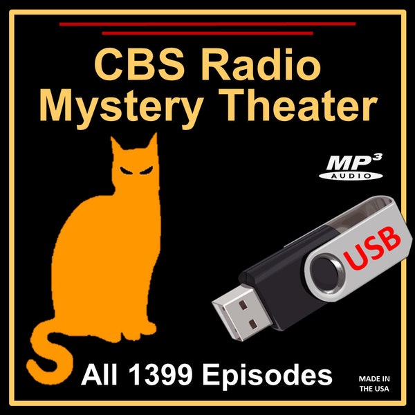 CBS Radio Mystery Theater: All Surviving 1399 Episodes of Old Time Radio Series in MP3 [USB Flash Drive]