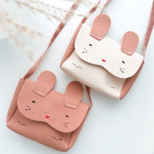 Personalized Cute Mini Bunny Purse For Girls | Girl Birthday Gift | Girl Gifts | Girls Purse | Bunny Handbag |