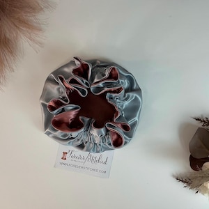 Reversible Newborn Satin Bonnet